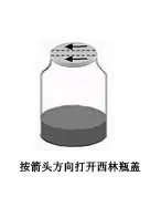 西林瓶开启示意图