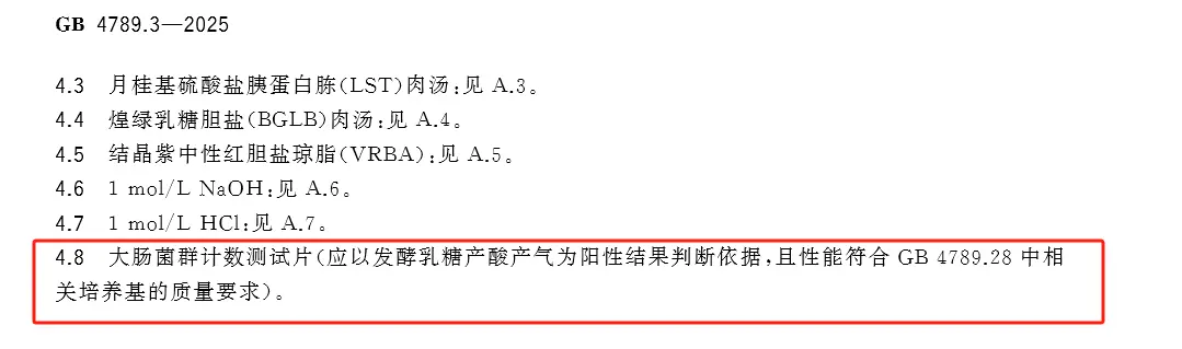 GB 4789.3-2025 食品安全国家标准 食品微生物学检验 大肠菌群计数