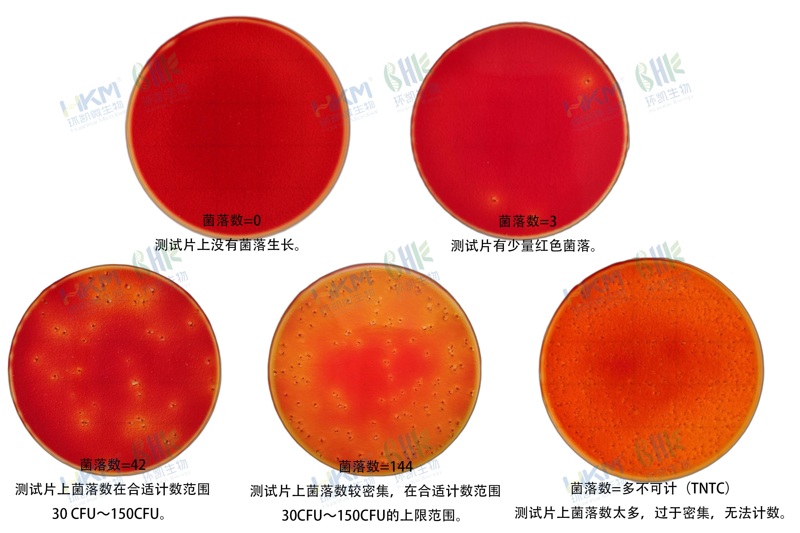 HandyPlate&reg;大肠菌群测试片判读手册