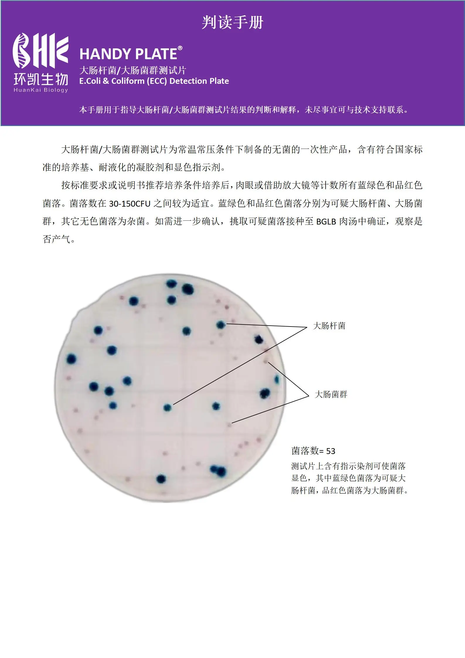 HandyPlate®大肠杆菌&大肠菌群测试片 判读手册.pdf HandyPlate®大肠杆菌&大肠菌群测试片 判读手册.pdf