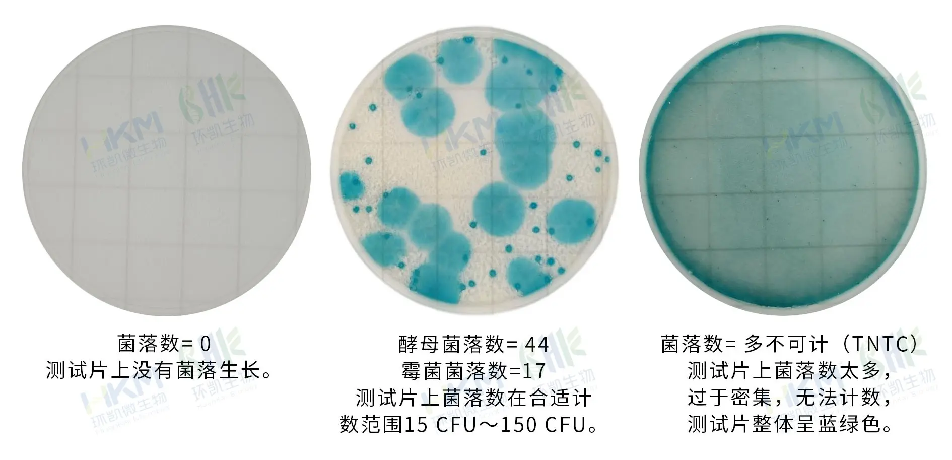 HandyPlate&reg;快速霉菌酵母测试片判读手册
