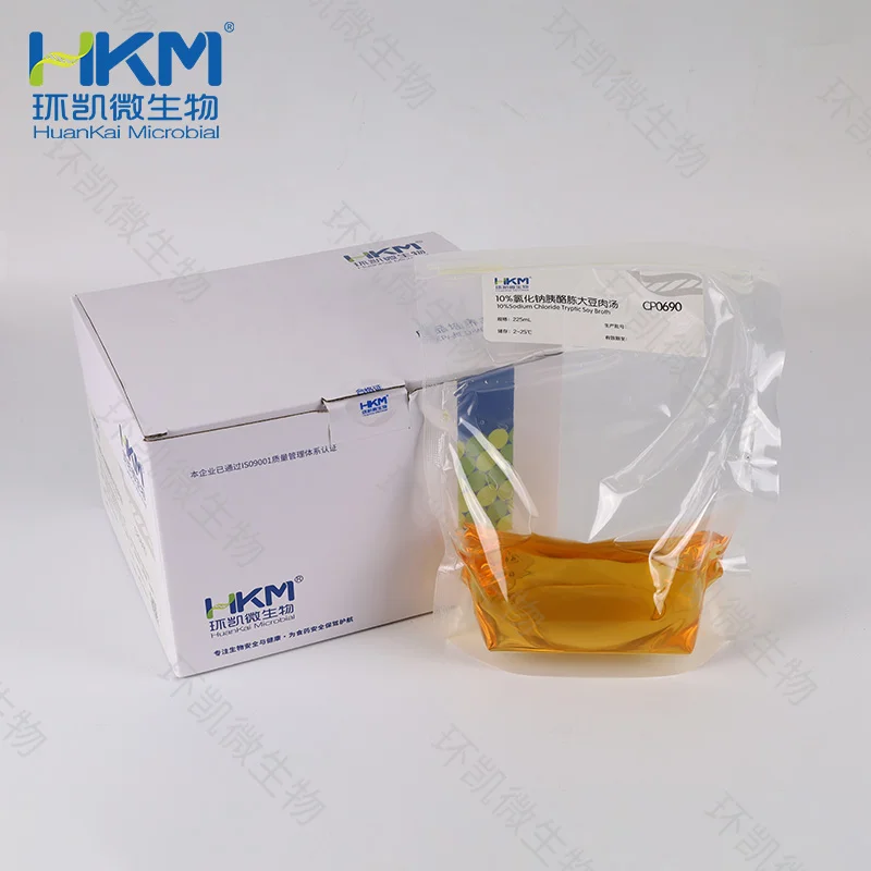 CP0690 10%氯化钠胰蛋白胨大豆肉汤 225mL×10袋