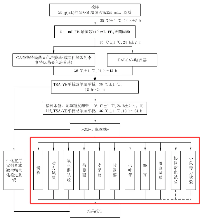 GB 4789.30单核细胞增生李斯特氏菌检验标准程序