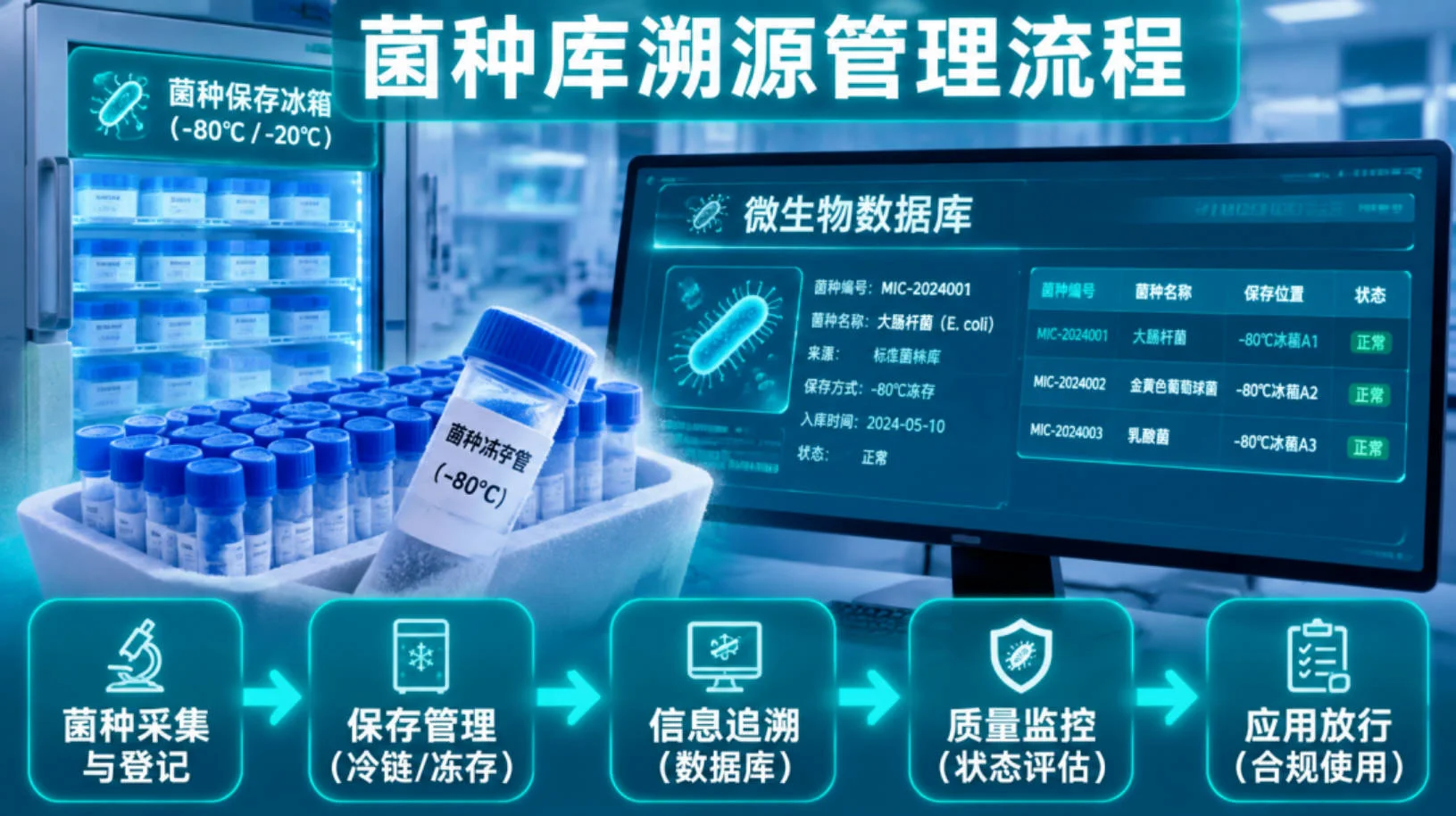 菌种库溯源管理流程